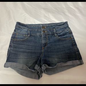 high waisted Jean shorts
